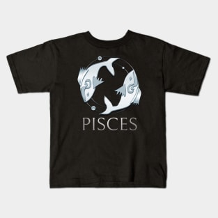 Pisces Zodiac Sign Kids T-Shirt